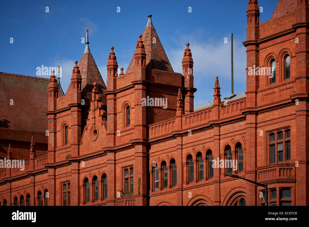 Denkmalgeschützte Backsteingebäude Duckworth die Essenz Factory, Old Trafford 1896 für Duckworth und Co Architekten Briggs und Wostenholme der Blackburn gebaut Stockfoto