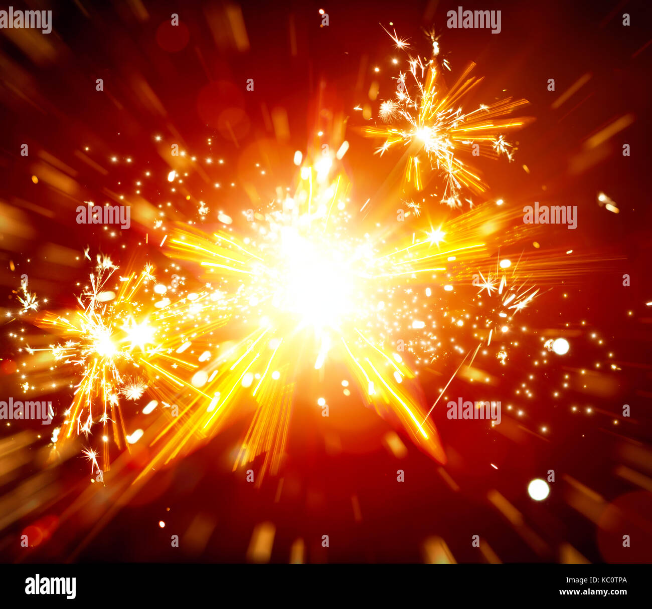 Abstract Christmas Star hellen Hintergrund Stockfoto