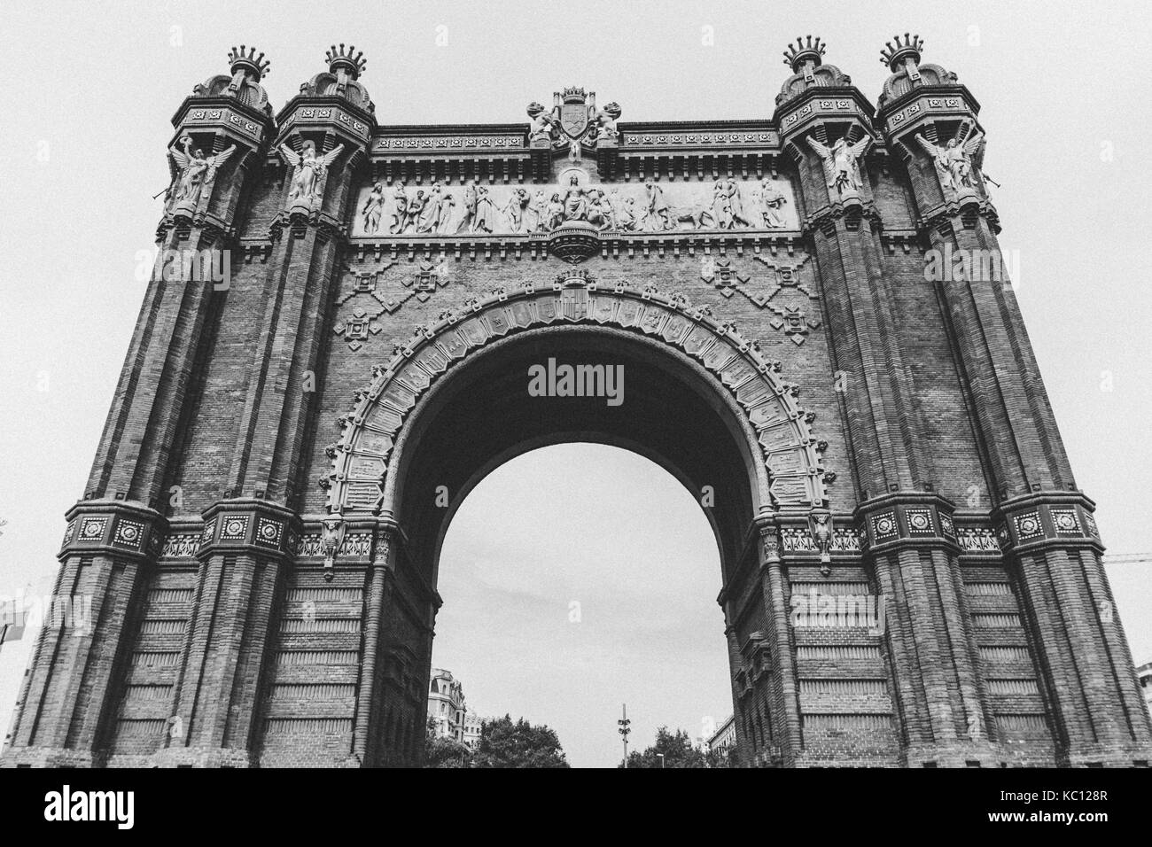 "Arc de Triomf", Barcelona Spanien Stockfoto
