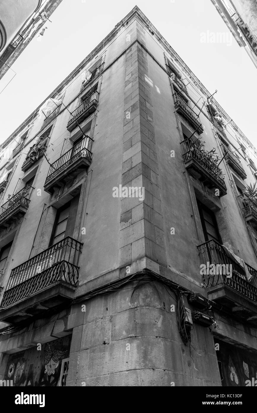 Straßen von Barcelona, Barcelona Spanien Stockfoto