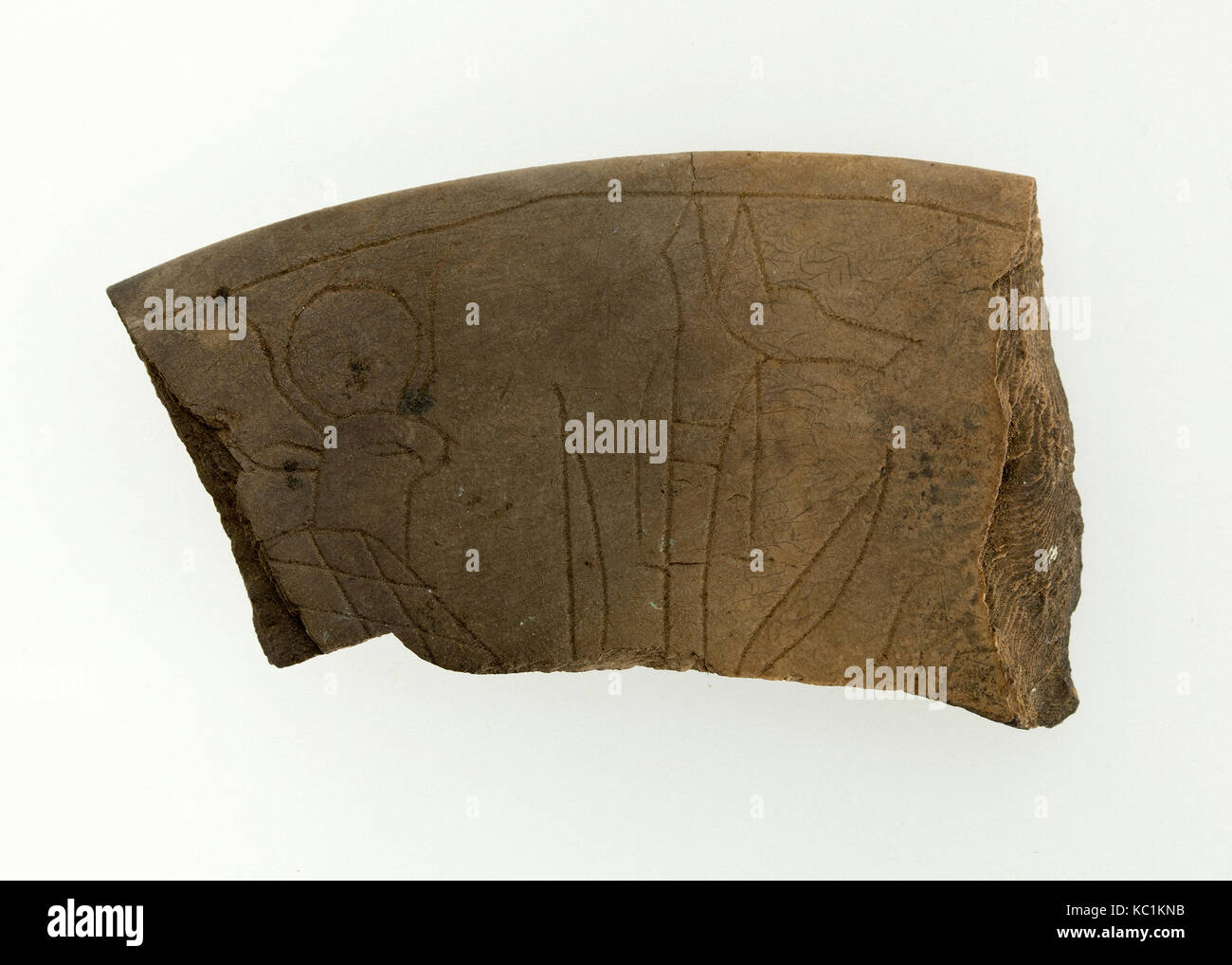 Magic Messer Fragment, Reich der Mitte, Dynastie 12, Ende - Anfang 13, Ca. 1850 - 1775 v. Chr., aus Ägypten, Memphite Region, lisht Nord Stockfoto