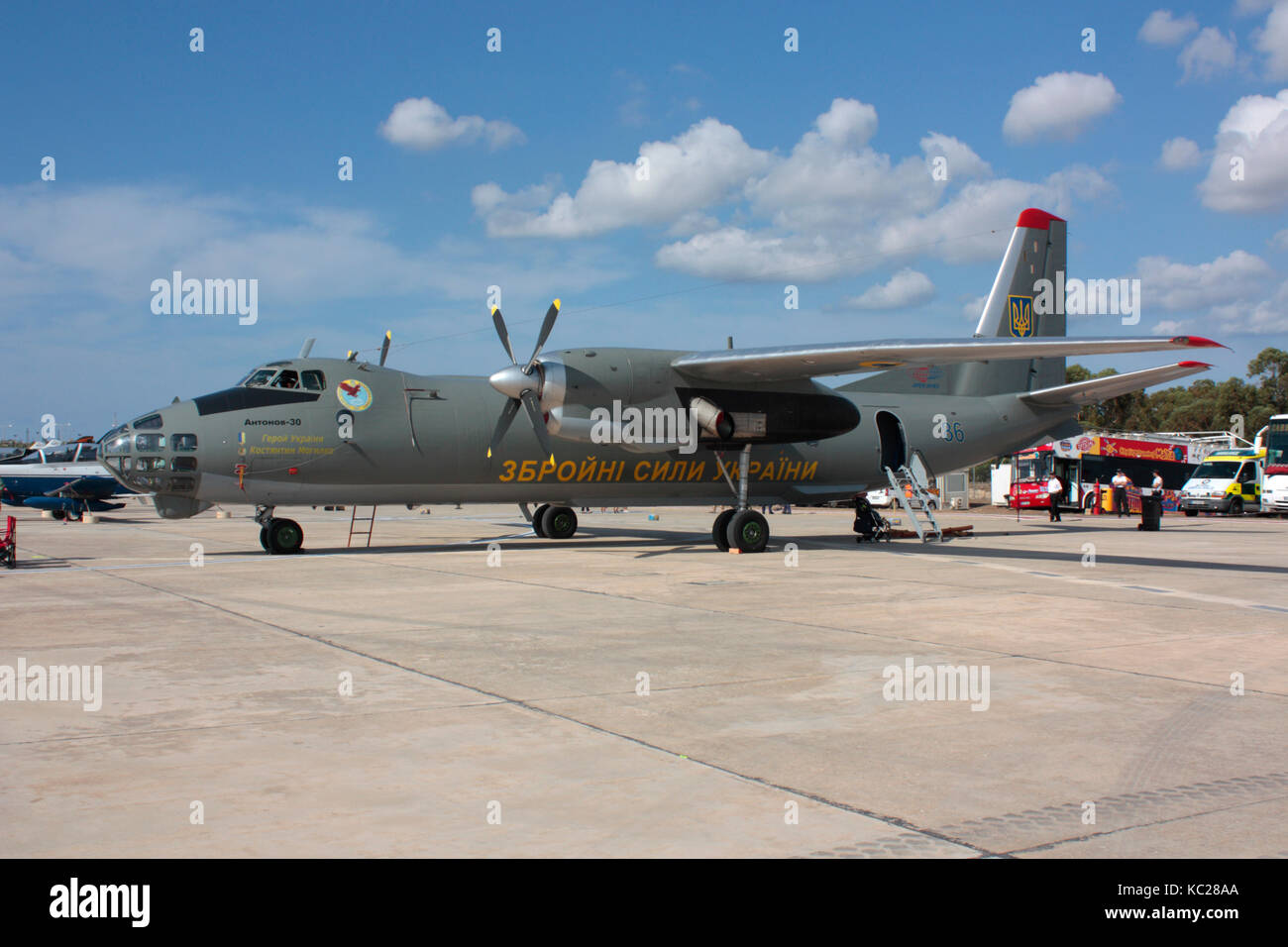 Antonow An-30 'Open skies'-Flugzeuge der ukrainischen Streitkräfte Stockfoto