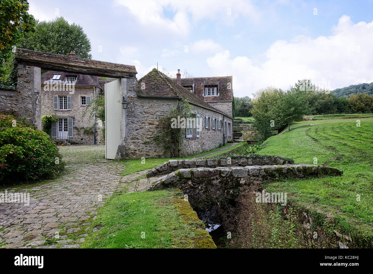 Moulin de la Tuilerie: Country Retreat & Heimat der Herzog und die Herzogin von Windsor Stockfoto