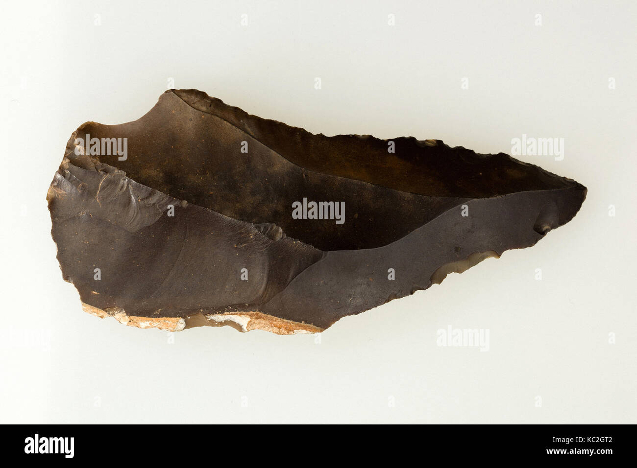 Werkzeug, unteren Paläolithikum, Ca. 300.000 - 90.000 v. Chr., aus Ägypten, Oberägypten, Theben, Libysche Wüste, Feuerstein Stockfoto