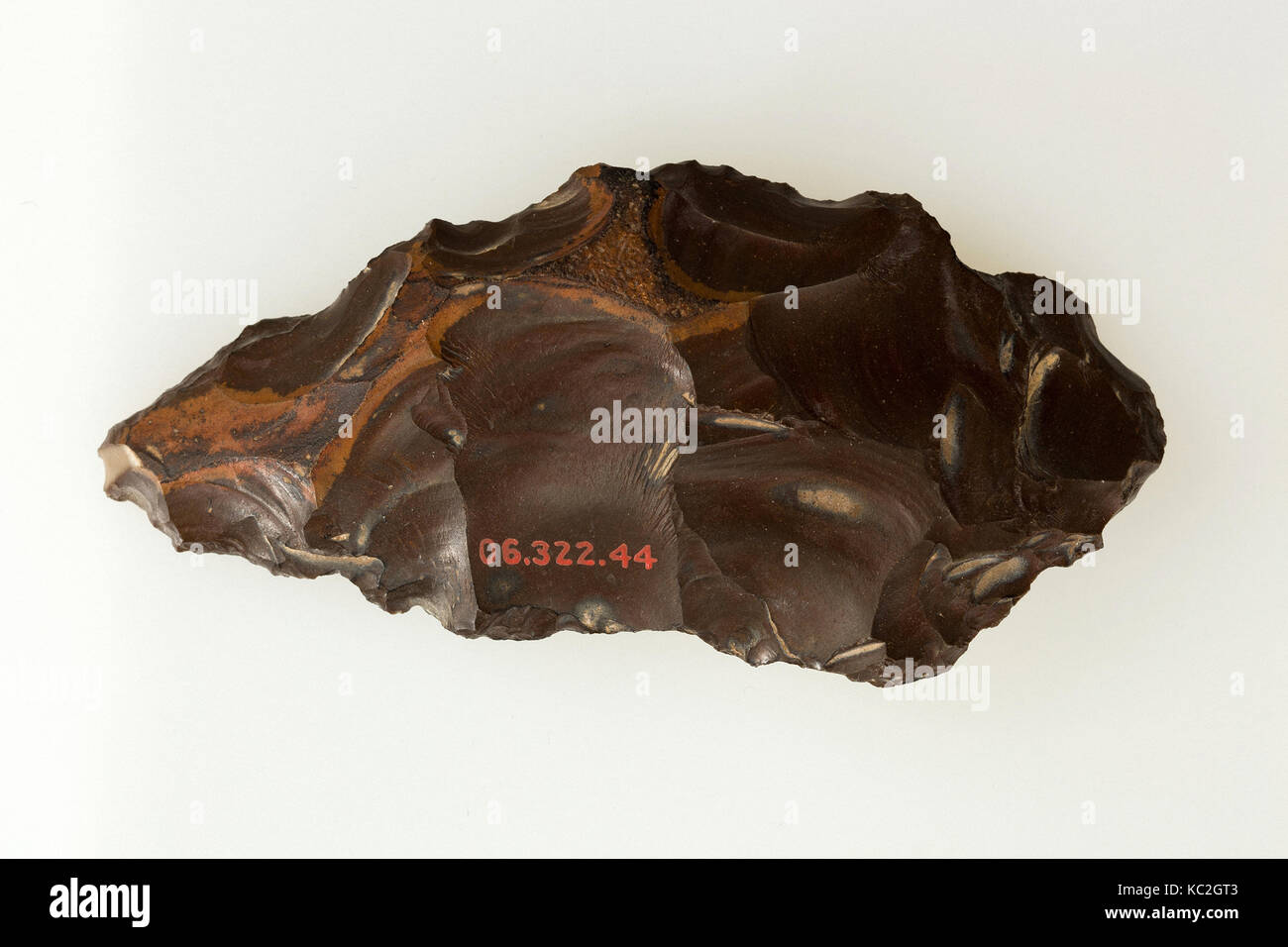 Werkzeug, unteren Paläolithikum, Ca. 300.000 - 90.000 v. Chr., aus Ägypten, Oberägypten, Theben, Libysche Wüste, Feuerstein Stockfoto