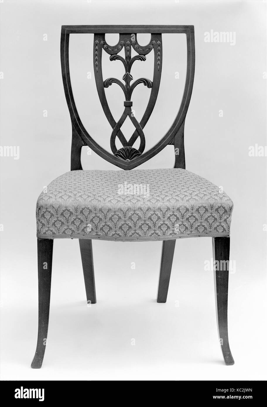 Side Chair, zurückzuführen auf Thomas Howard jr., Ca. 1795 Stockfoto