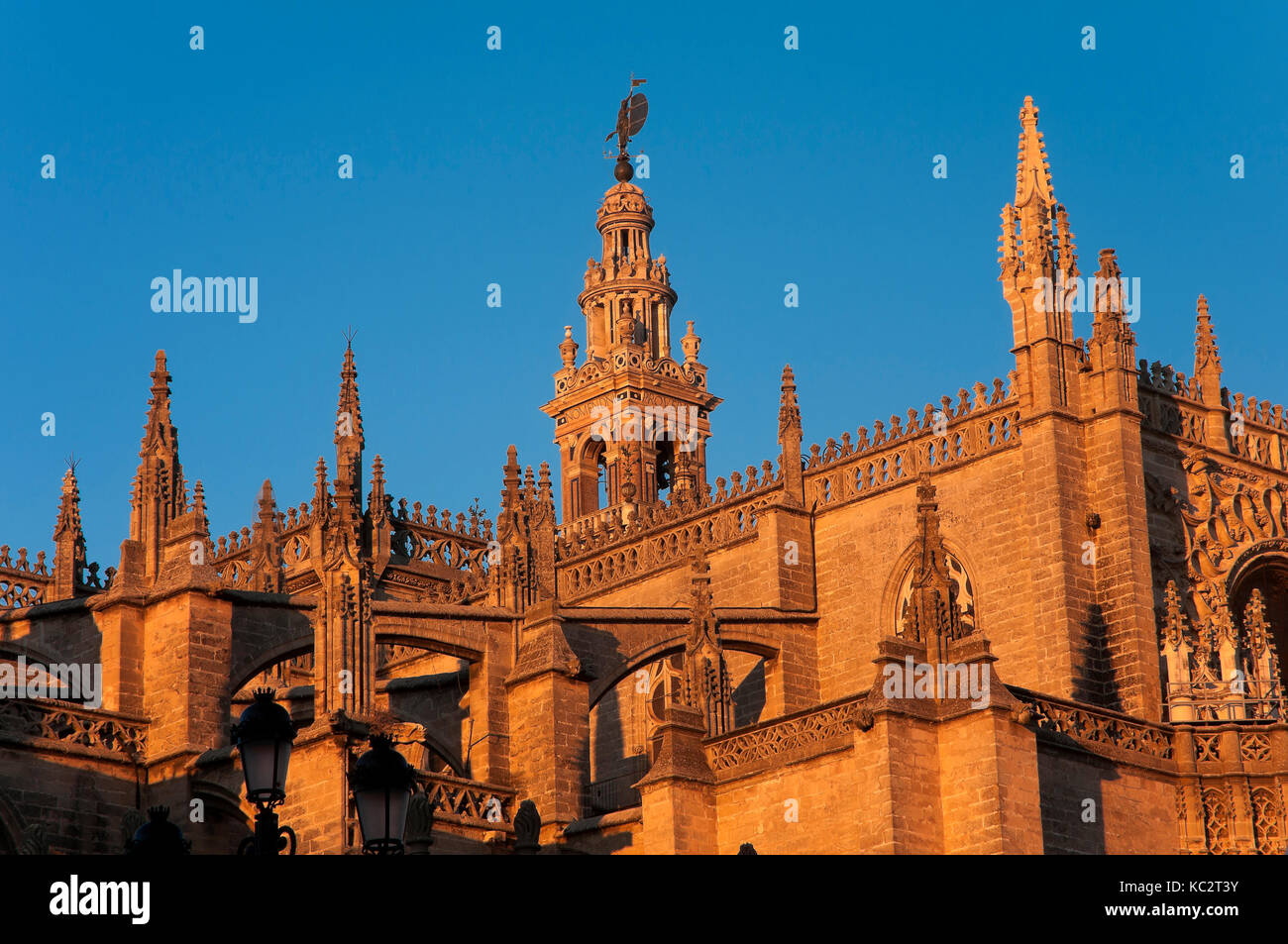 Kathedrale und Giralda, Sevilla, Andalusien, Spanien, Europa Stockfoto
