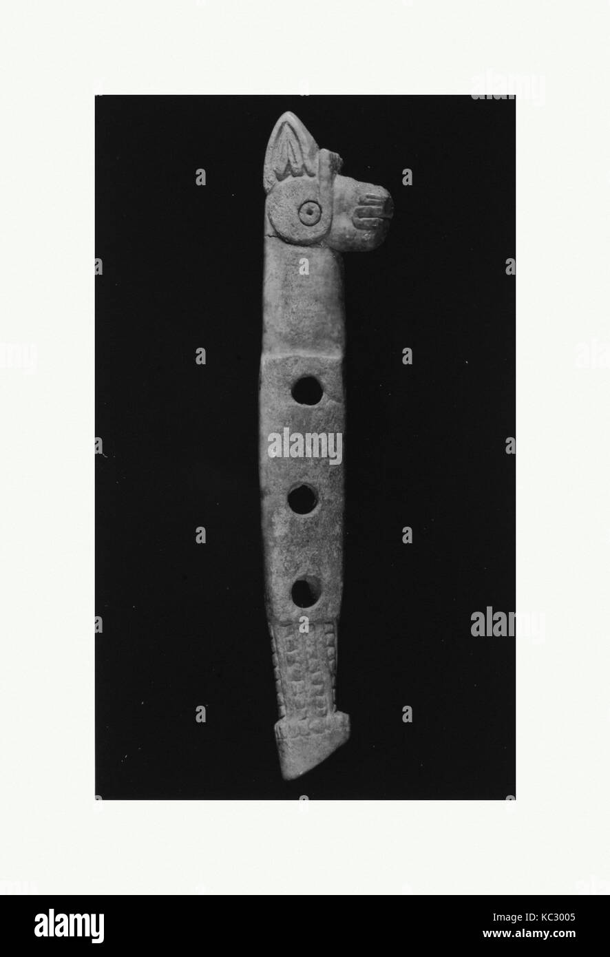 Horse bit Schaftkappe in Form von einem Pferd Kopf und Klauen, Ca. 7. Jahrhundert v. Chr. Stockfoto
