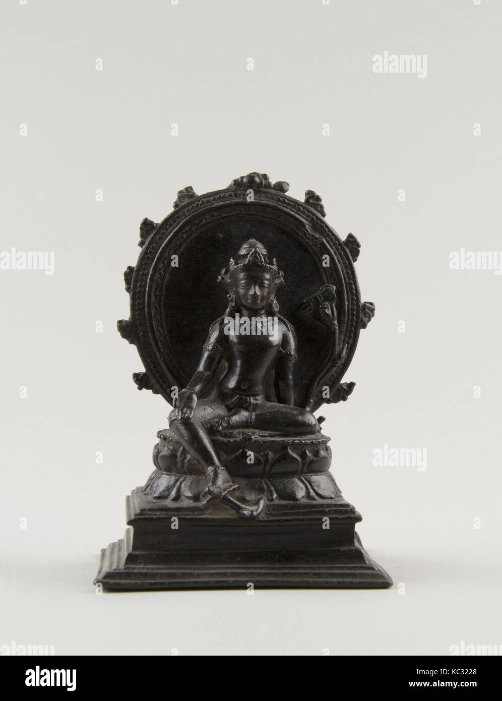 Vajrapani, der Thunderbolt-Bearing Bodhisattva, Ende 9. - 10. Jahrhundert Stockfoto