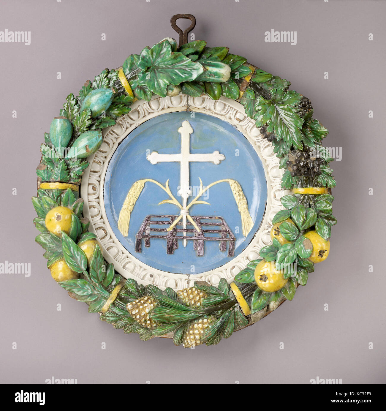 Tondo, in der Werkstatt von Giovanni della Robbia, Ca. 1500 - 1520 Stockfoto