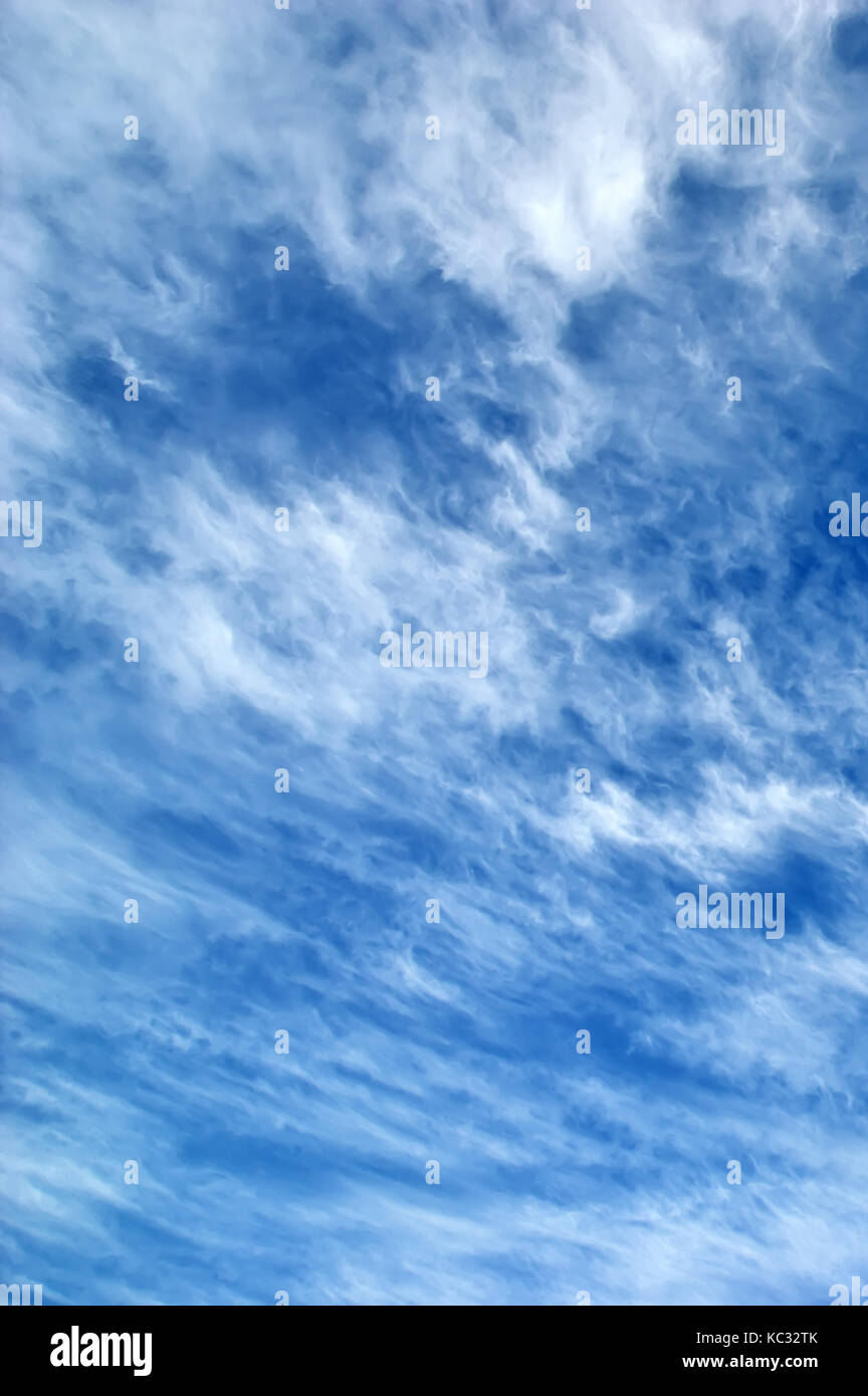 Deep Blue Sky blue sky-Textur Stockfoto