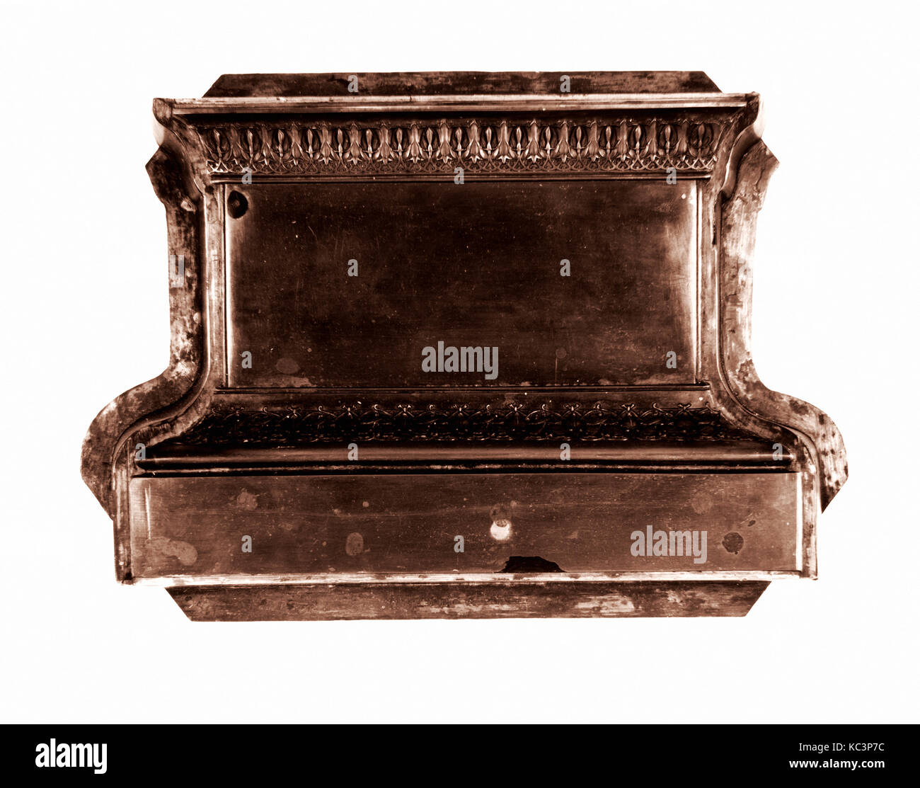 Full-size Muster für faksimiles von Seiten der Sockel von Bryant Vase, Tiffany & Co., Ca. 1875 Stockfoto