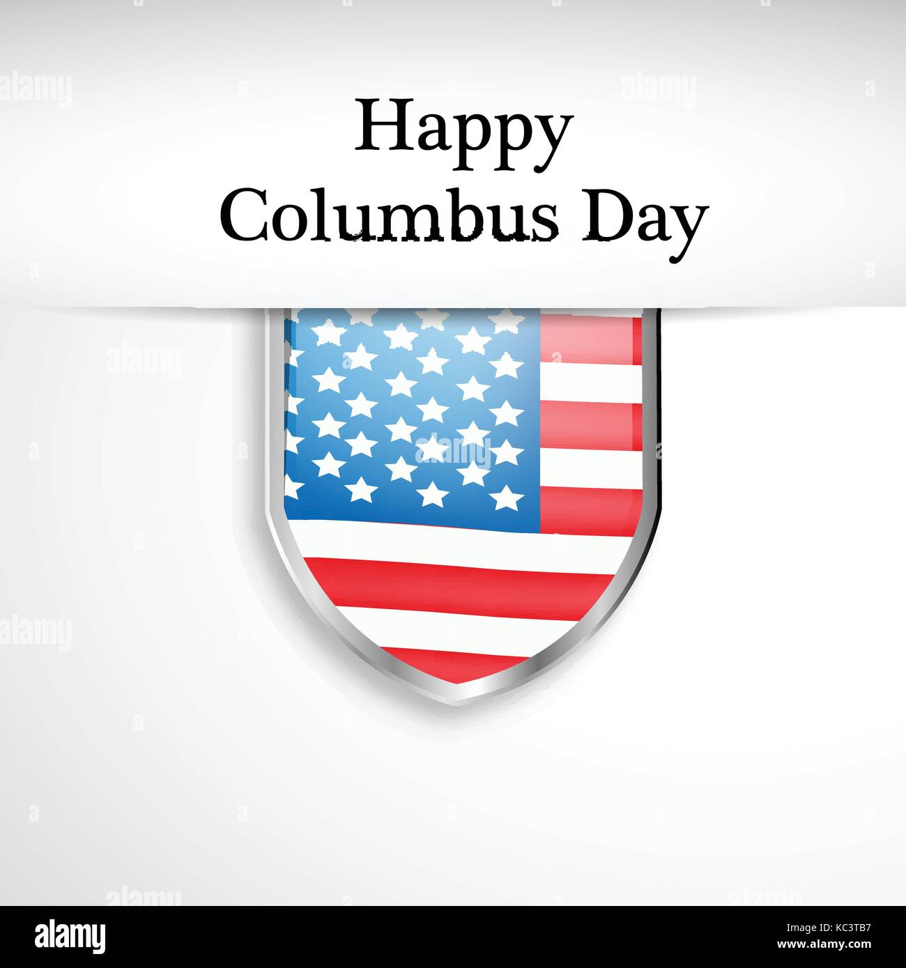 Abbildung: Columbus Day Hintergrund Stock Vektor