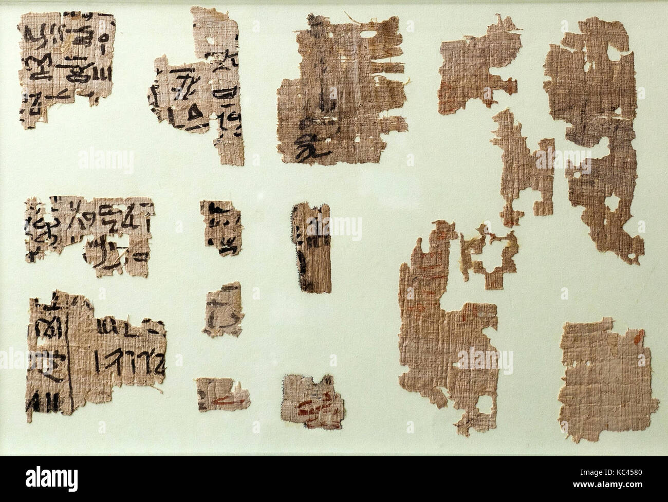 Meketre Papyrus, Reich der Mitte, Dynastie 12, Ca. 1981 - 1975 v. Chr., aus Ägypten, Oberägypten, Theben, südlichen Asasif, Grab von Stockfoto