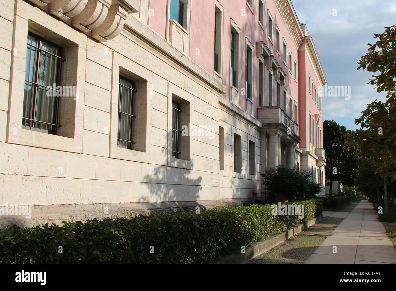 Die italienische Botschaft in Berlin (Deutschland). Stockfoto