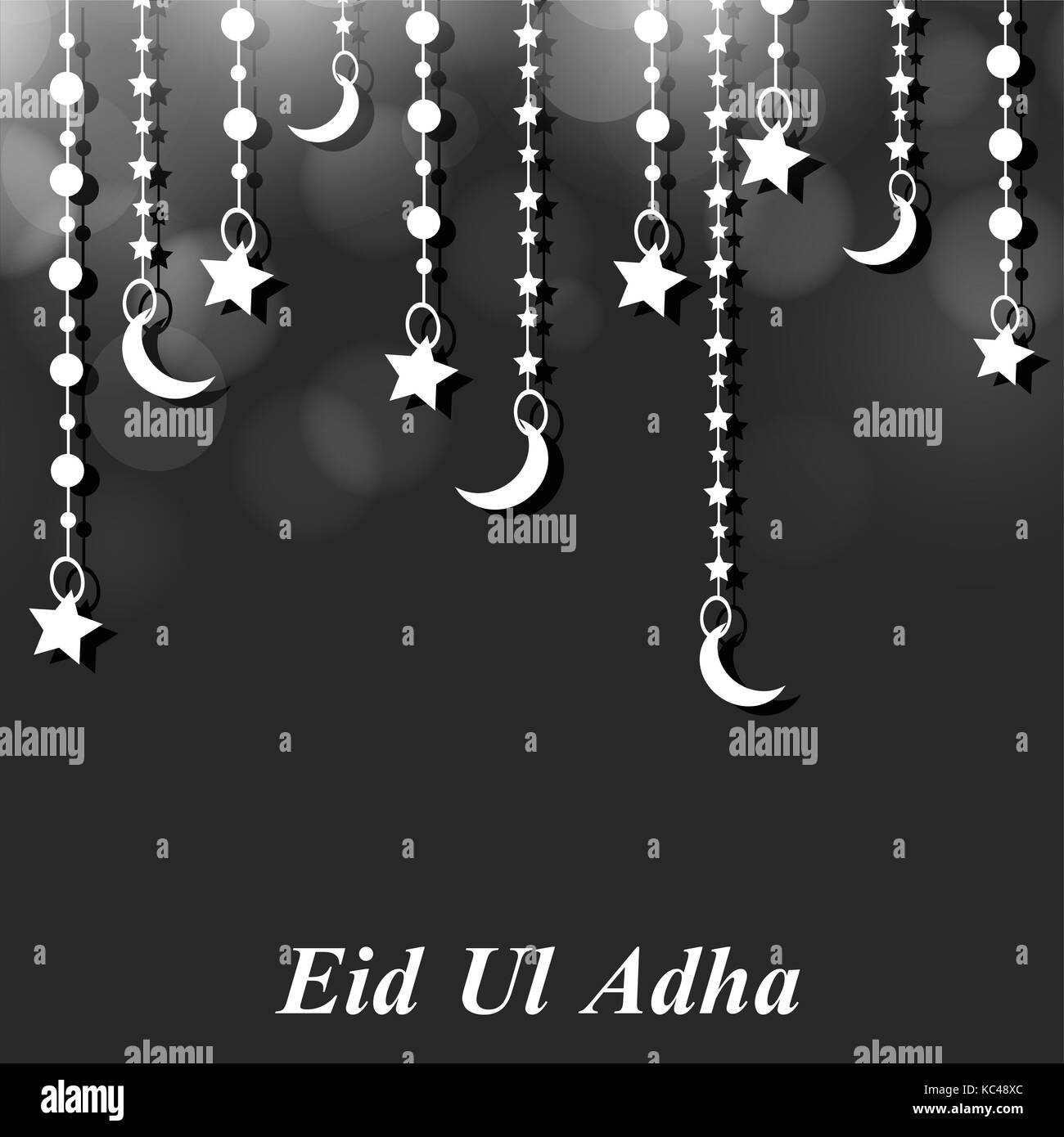 Abbildung: muslimische Fest Eid-ul-Adha Hintergrund Stockfoto
