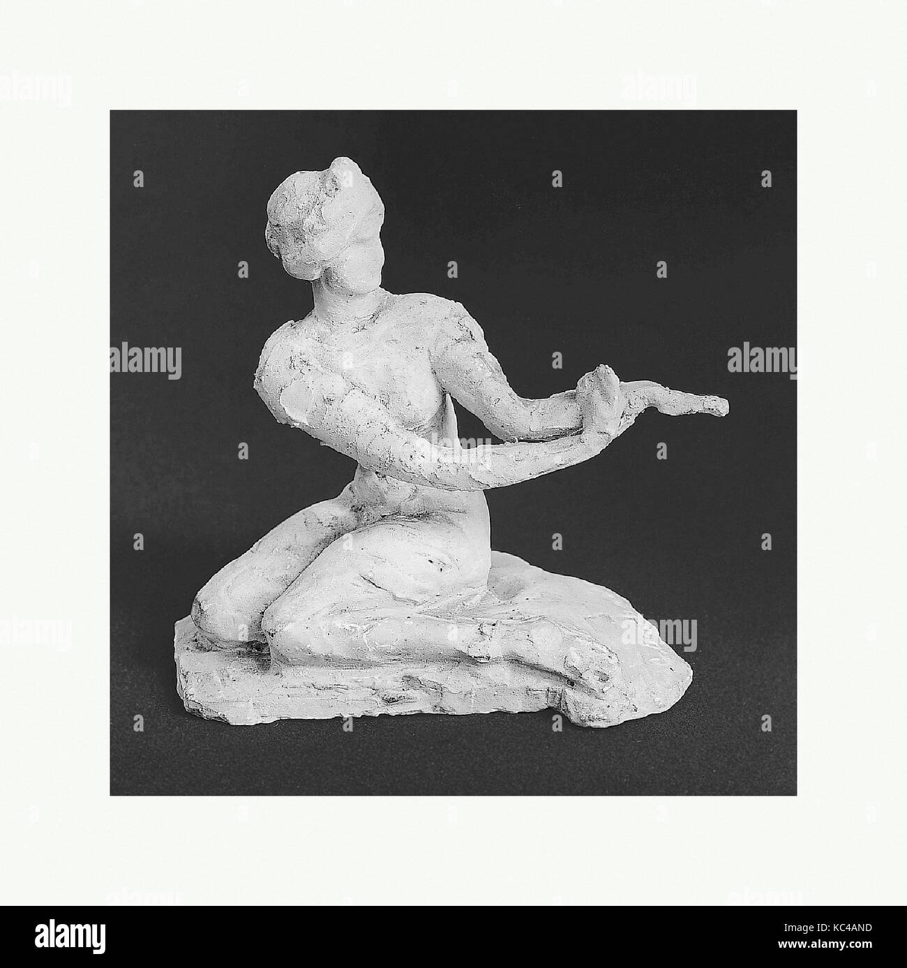 Snake Dance, Ruth St. Denis, 1910, Gips, 6 1/4 x 6 x 3 in. (15,9 x 15,2 x 7,6 cm), Skulptur, Gaston Lachaise (Amerikanische Stockfoto