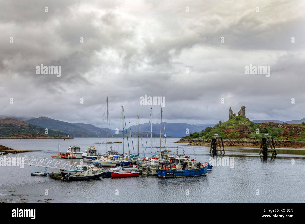 Caisteal Maol, Isle of Skye, Schottland, Vereinigtes Königreich Stockfoto