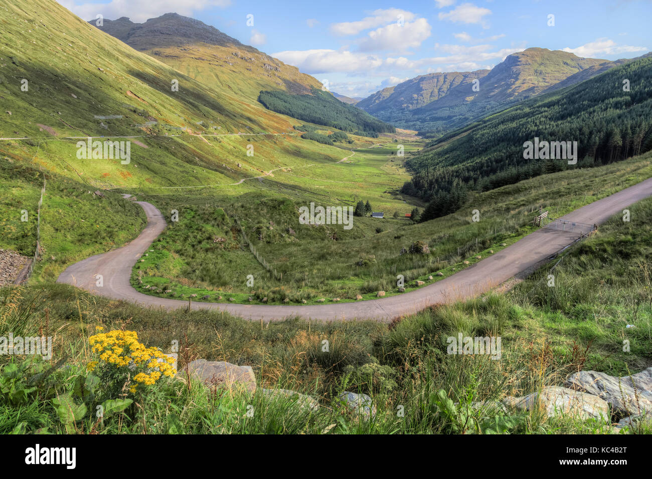 Glen Croe, Arrochar Alps, Cowal Peninsula, Argyll and Bute, Schottland, Großbritannien Stockfoto