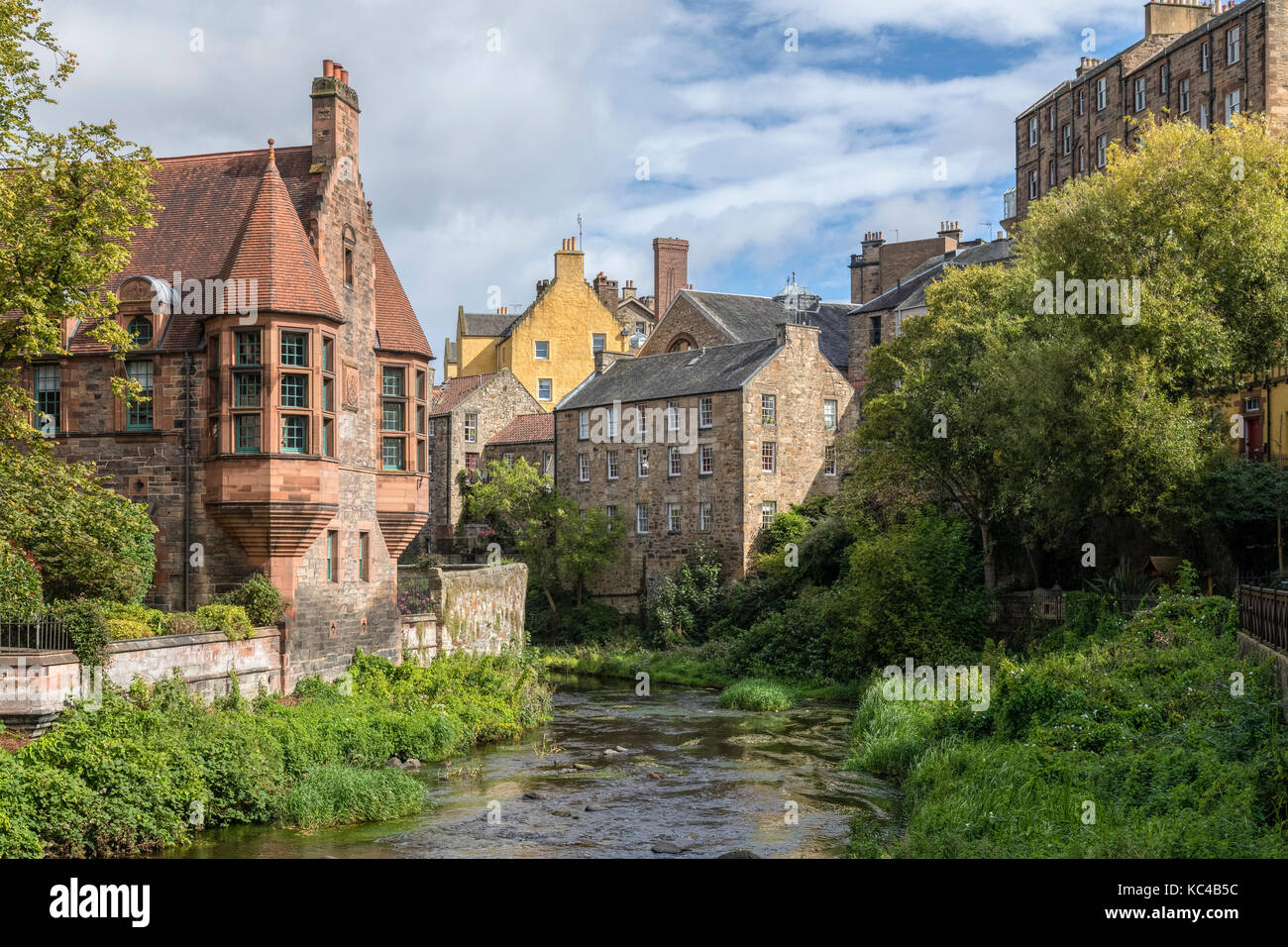 Dean Village, Edinburgh, Lothian, Schottland, Vereinigtes Königreich Stockfoto