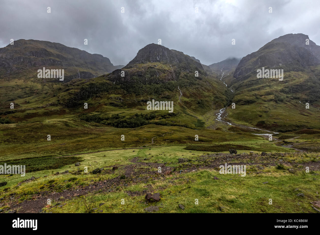 Three Sisters, Glencoe, Highlands, Schottland, Vereinigtes Königreich Stockfoto