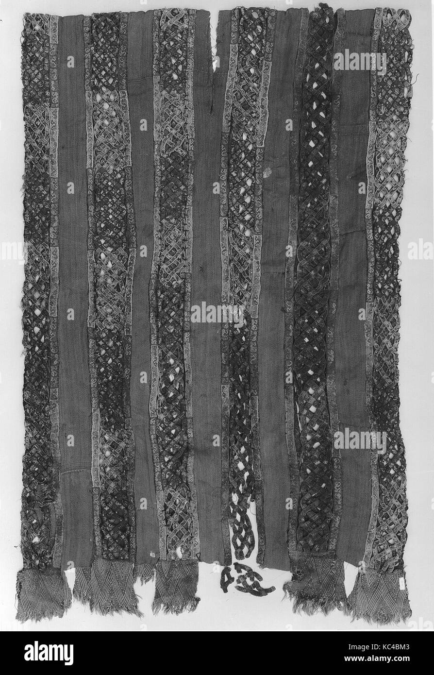 Pastiche, 7. Jahrhundert (?), Peru, Rio Grande de Nasca, Nasca, Camelid Haar, Baumwolle, W. 30 x D 46 cm. (76,2 x 118.11 cm Stockfoto
