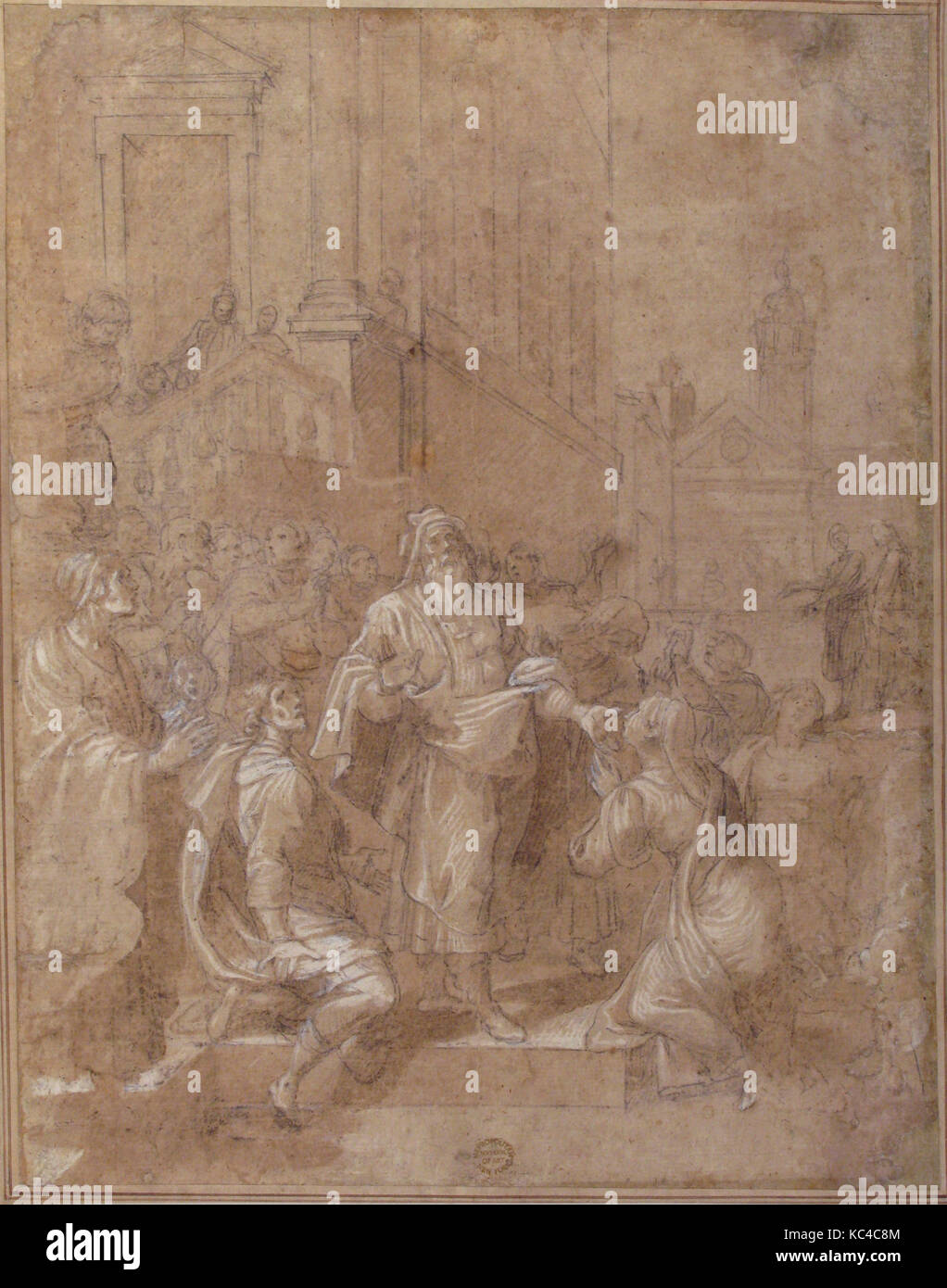 Thanksgiving, für den Freispruch von Susanna (Daniel 13:63), Baldassare Croce, 1553 - 1628 Stockfoto
