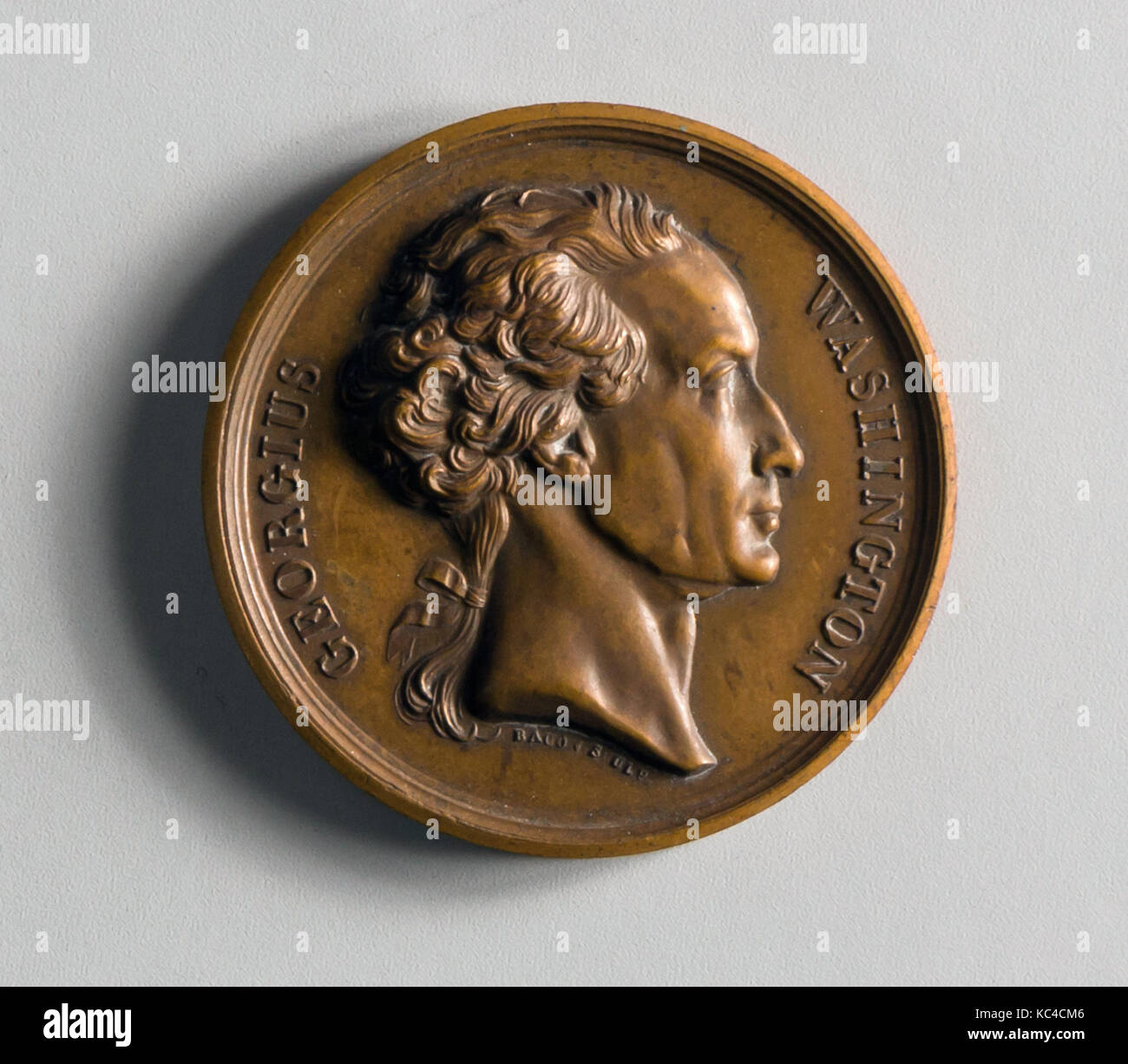 Medaille, 1819, vermutlich aus England, Britische, wahrscheinlich, Bronze, Diam. 1 5/8 in. (4.1 cm), Metall, John Speck der Ältere (Britische Stockfoto