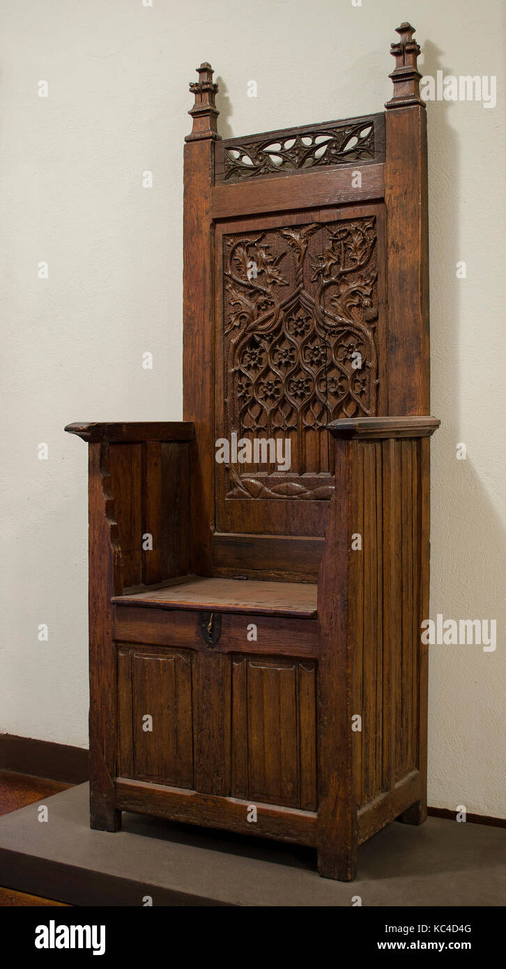 High Backed Stuhl 15 16 Jahrhundert Franzosisch Holz H 75
