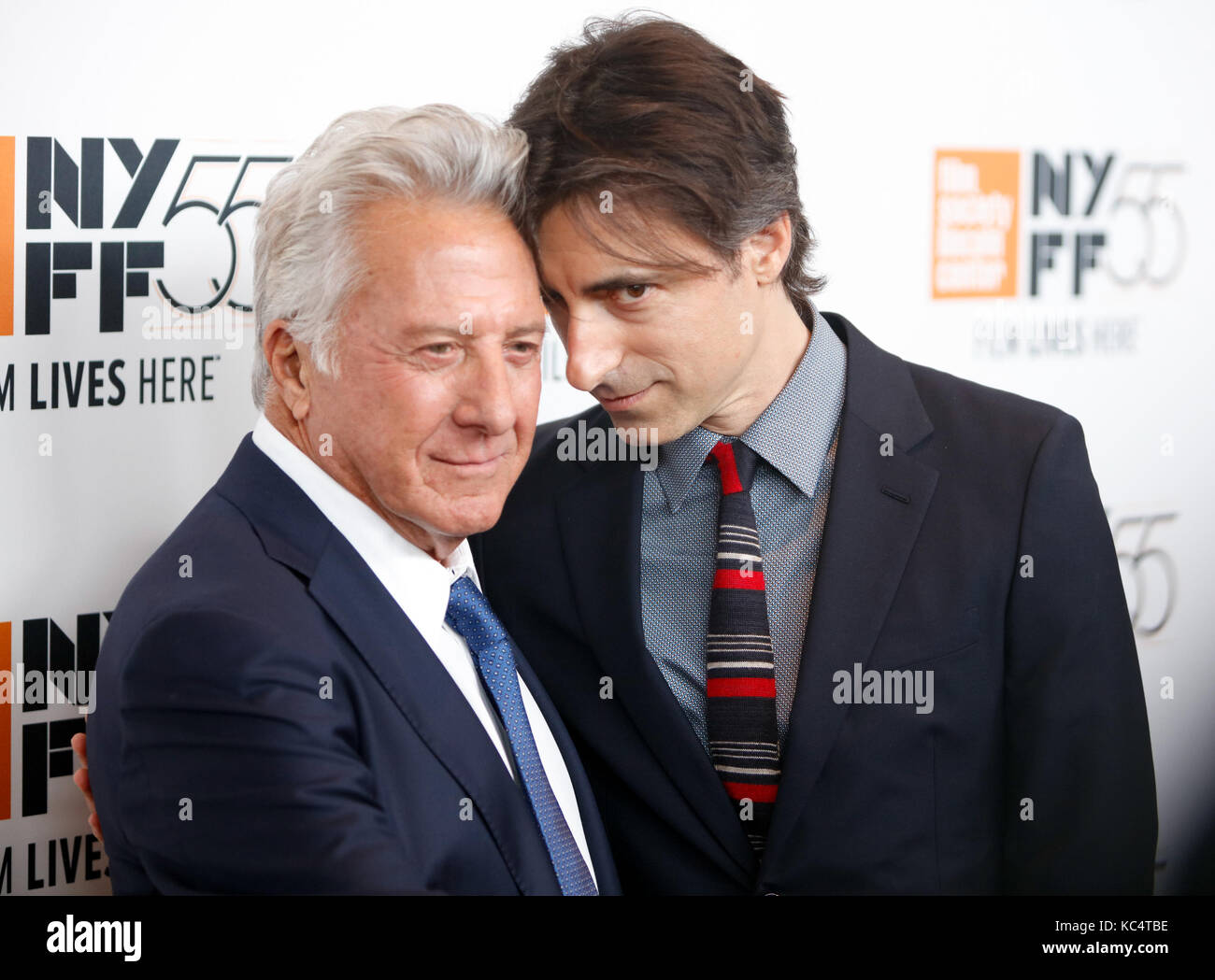 New York, USA. Oktober 2017. Dustin Hoffman ist am 1. Oktober 2017 bei der nordamerikanischen Premiere der Meyerowitz Stories während des New York Film Festivals 2017 dabei. Quelle: The Photo Access/Alamy Live News Stockfoto