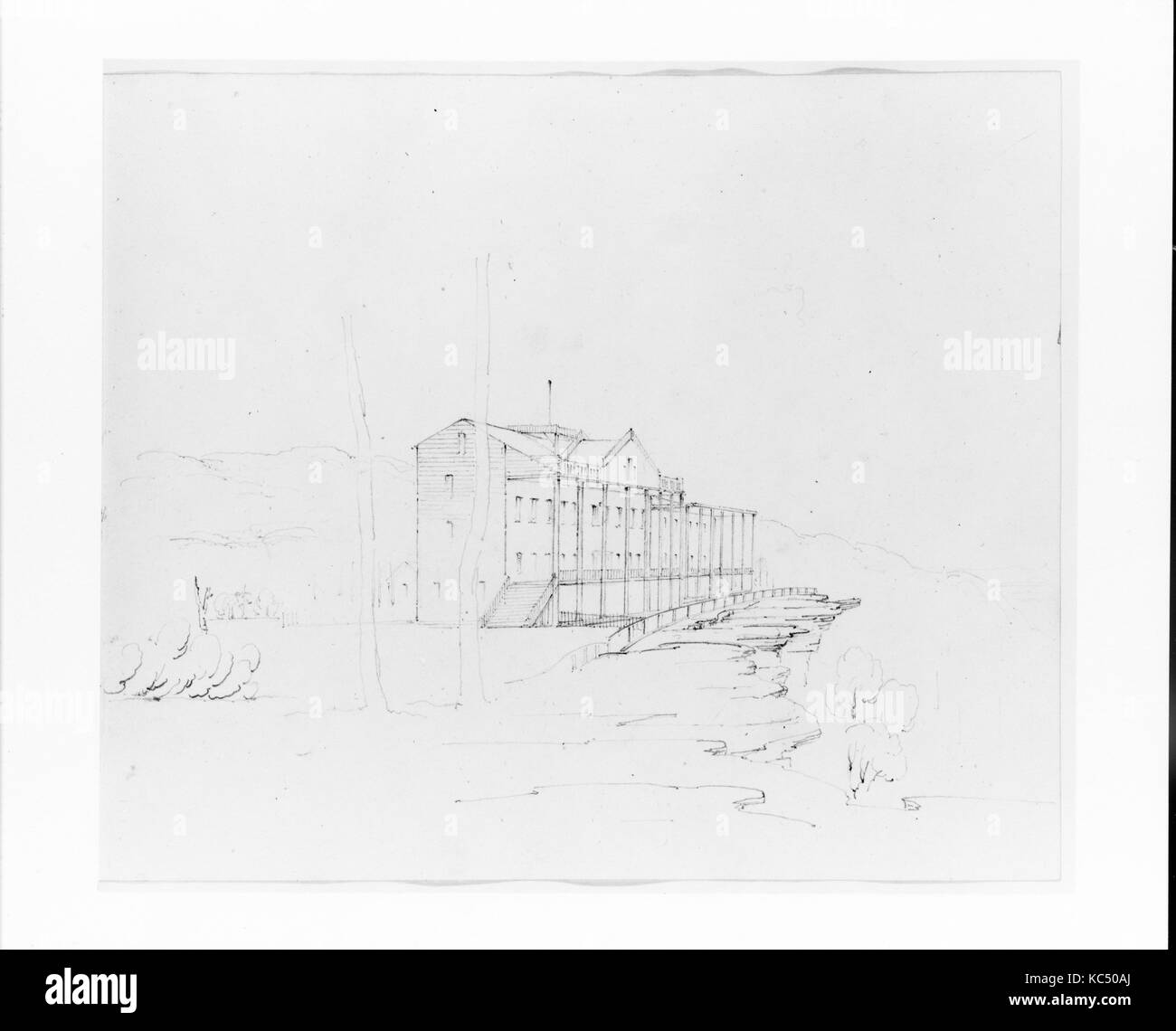 Catskill Mountain House (aus dem Skizzenbuch), John William Casilear, 1834, 1838 Stockfoto