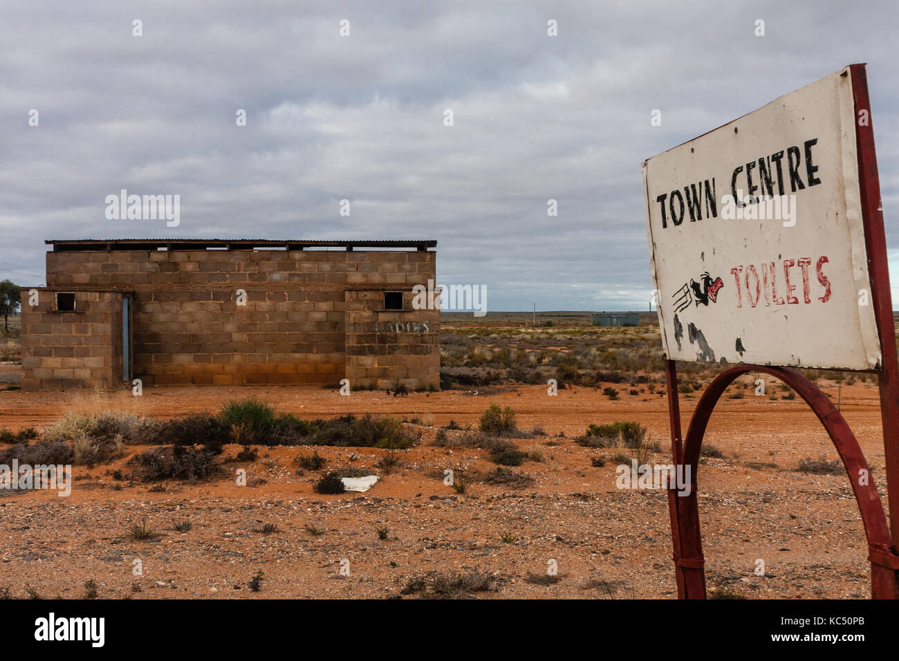 Die Innenstadt von Cockburn, South Australia Stockfoto