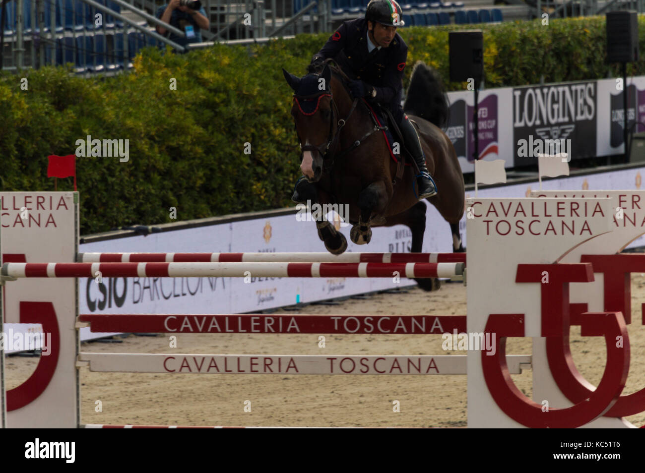 Longines FEI Nations Cup jumping Final, Barcelona Stockfoto