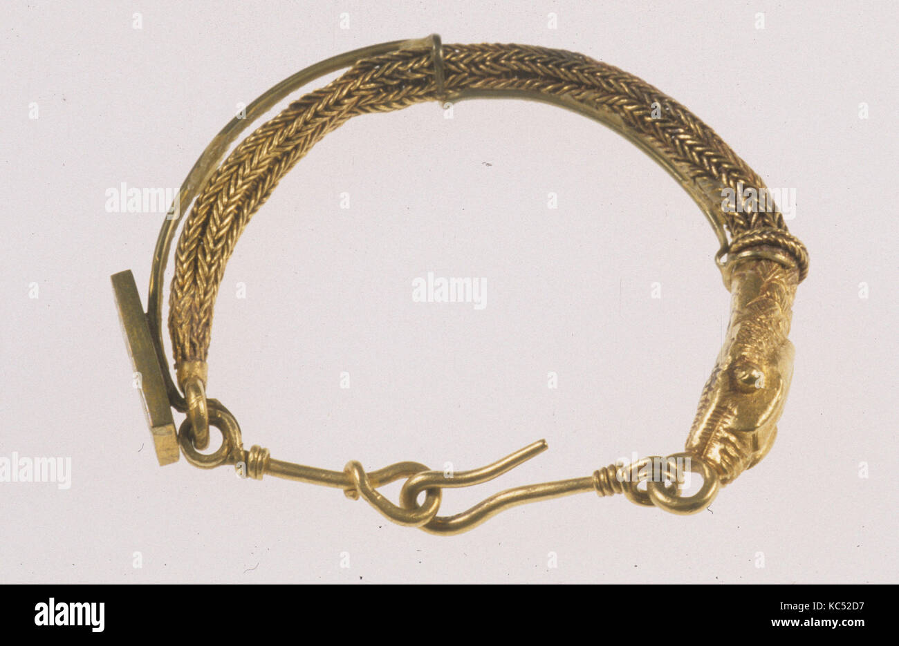 Armband, Römerzeit, 30 v. Chr. - A.D. 364, aus Ägypten, Gold Stockfoto