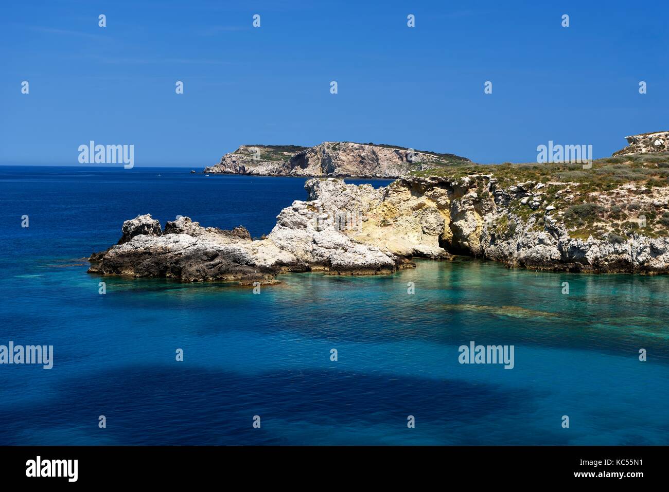 Tremiti Insel San Nicola, Nationalpark Gargano, Apulien, Adria, Italien Stockfoto
