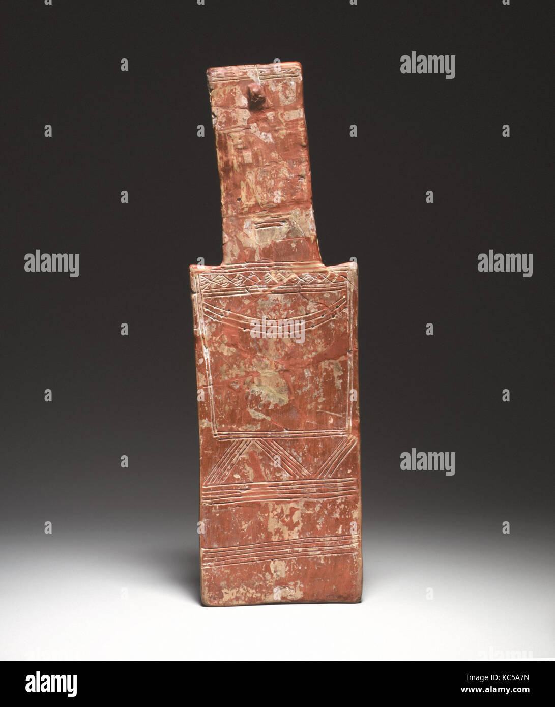 Terrakotta Plank-förmige Figur, Ca. 2000 - 1800 v. Chr. Stockfoto