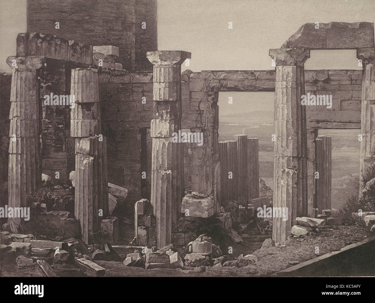 Ausflüge Daguerriennes. Vues et Monuments les plus remarquables du Globe, Noël-Marie Paymal Lerebours -, 1840 s Stockfoto