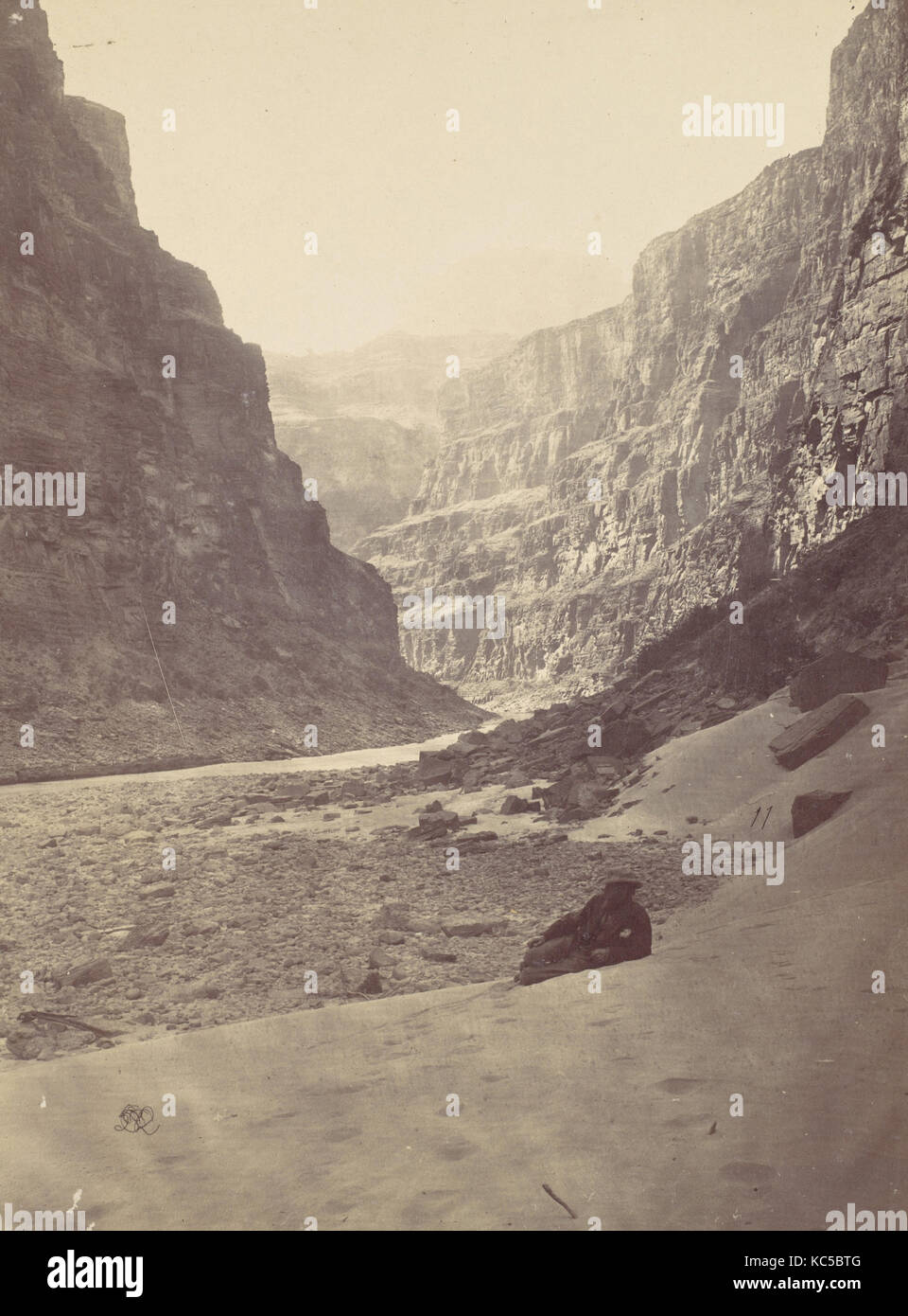 Grand Cañon der Colorado River, der Mund von Kanab Waschen, Blick nach Westen, William Bell, 1872 Stockfoto
