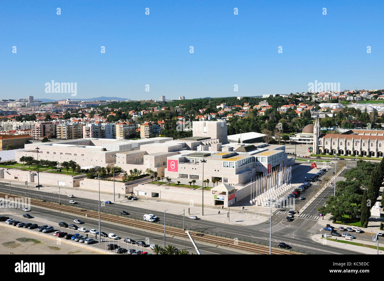 Belem Kulturzentrum (Centro Cultural de Belém). Lissabon, Portugal Stockfoto