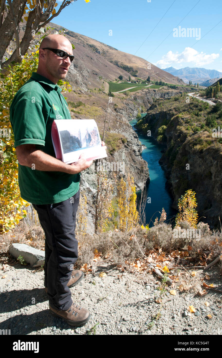 Der Herr der Ringe tour, Queenstown, Südinsel, Neuseeland Stockfoto