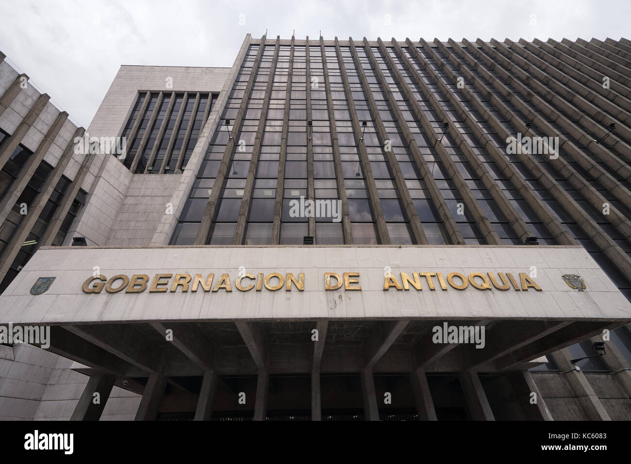 September 29, 2017 Medellin, Kolumbien: Die antioquia Abteilung Regierung Gebäude in der alpujarra Square Stockfoto