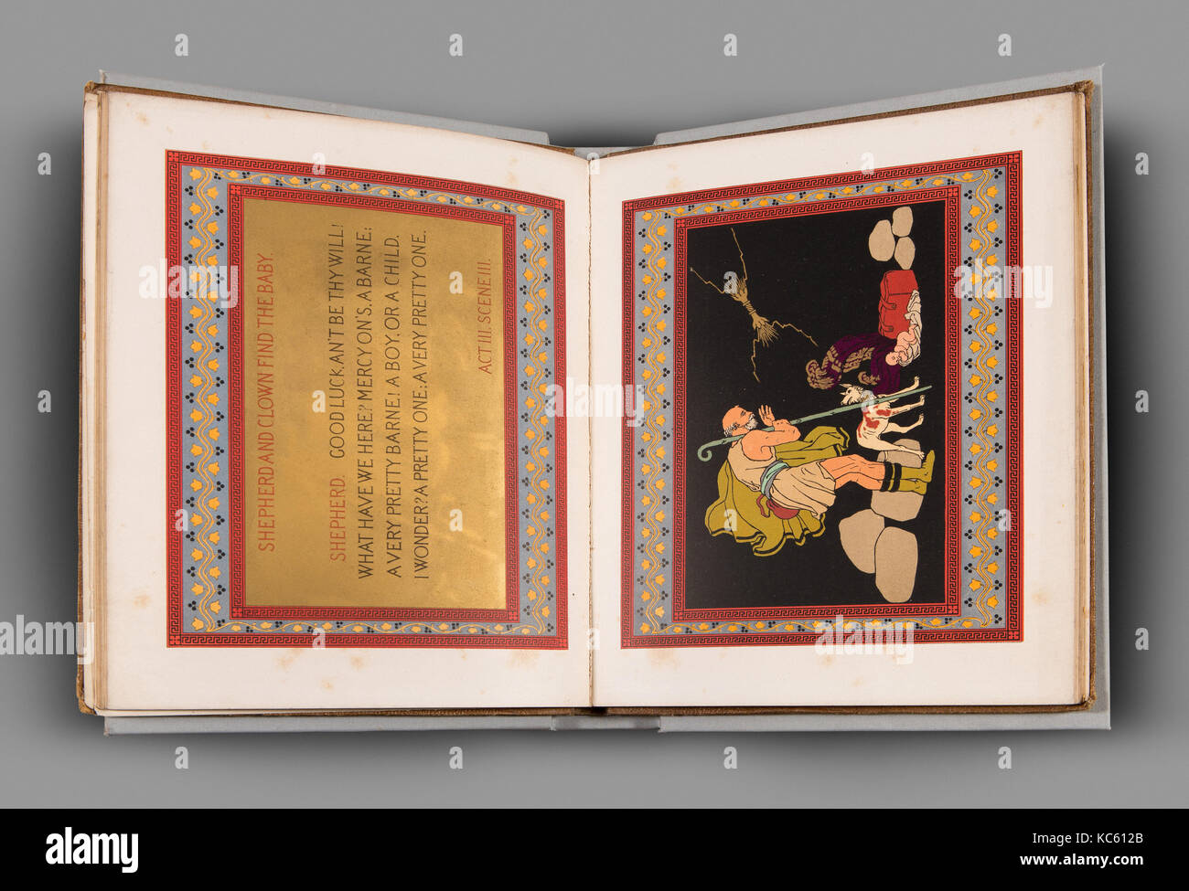 Szenen aus dem Winter's Tale, 1866, Abbildungen: farblithographie, 11 7/16 x 8 3/4 x 11/16 in. (29 x 22.2 x 1.8cm), Bücher Stockfoto