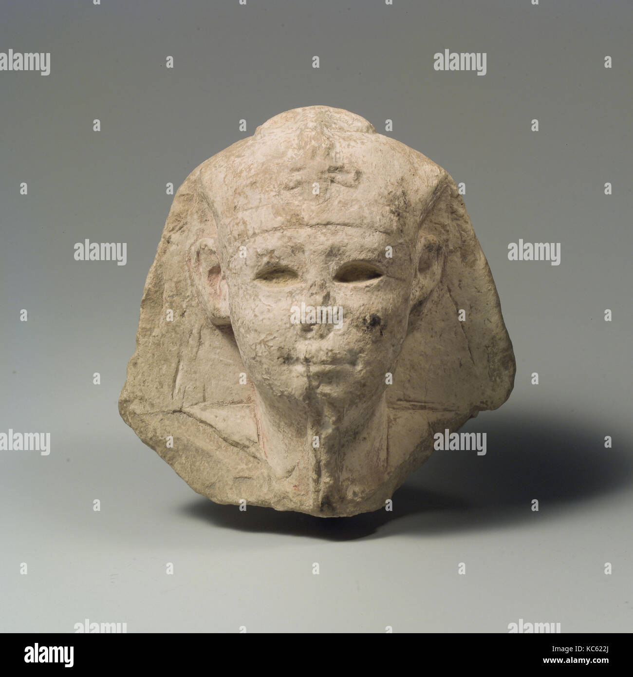 Kopf eines Königs als Khepri, möglicherweise Ptolemäus VI Philometor, 180 - 145 v. Chr. Stockfoto