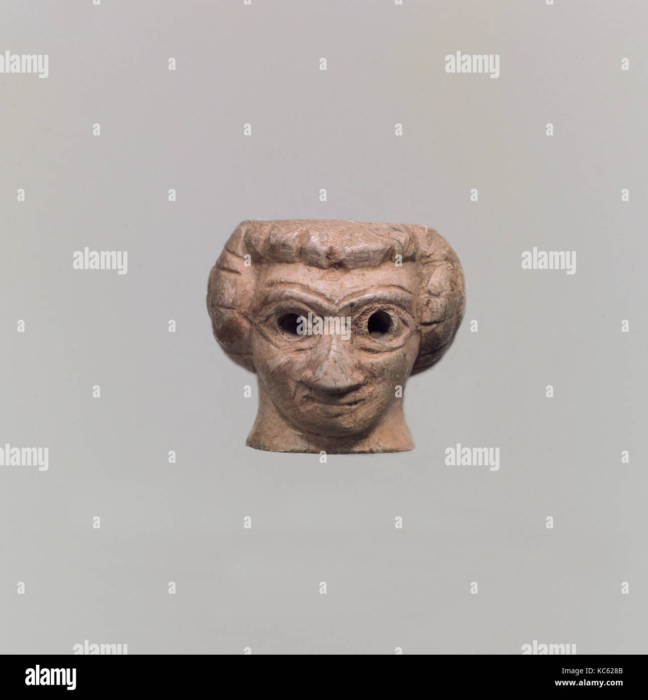 Möbel Element: Human Head, Ca. 18. Jahrhundert v. Chr. Stockfoto