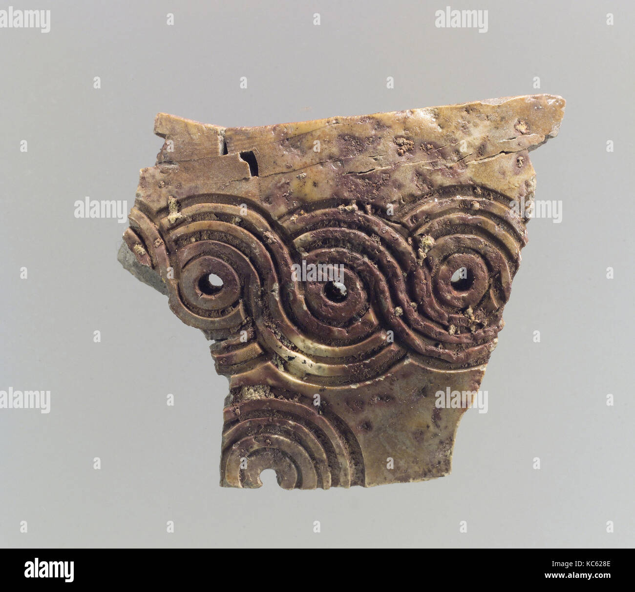 Plakette Fragment, Mittlere Bronzezeit - Alte Assyrische Handel Kolonie, Ca. Jahrhundert v. Chr., Anatolien, wahrscheinlich aus Acemhöyük, Alte Stockfoto