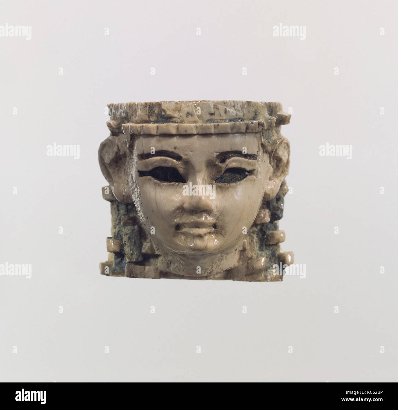 Kopf eines männlichen oder weiblichen Figur, Ca. 9.-8. Jahrhundert v. Chr. Stockfoto