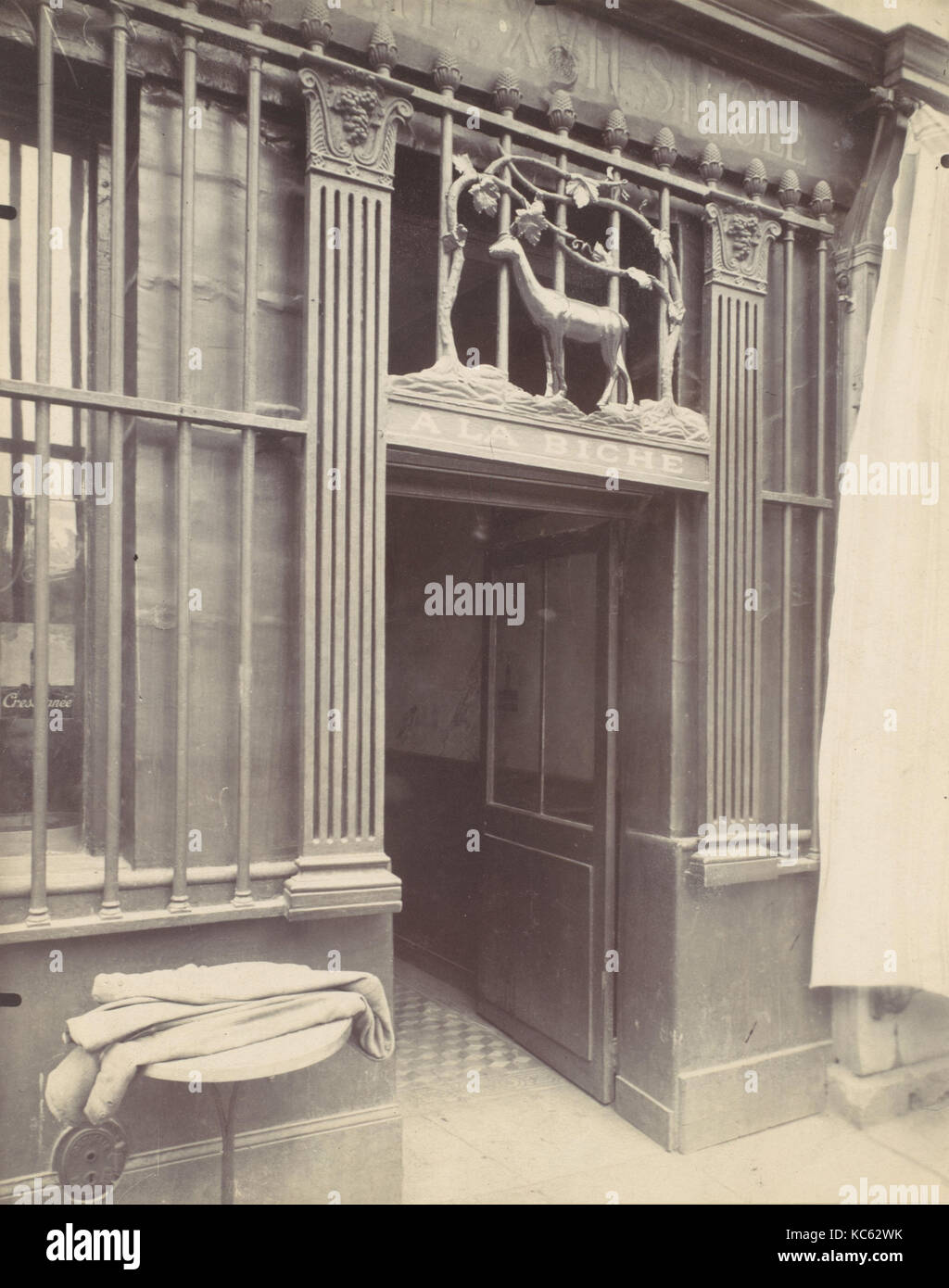 A La Biche, rue Geoffrey Hilaire, Eugène Atget, 1922 Stockfoto
