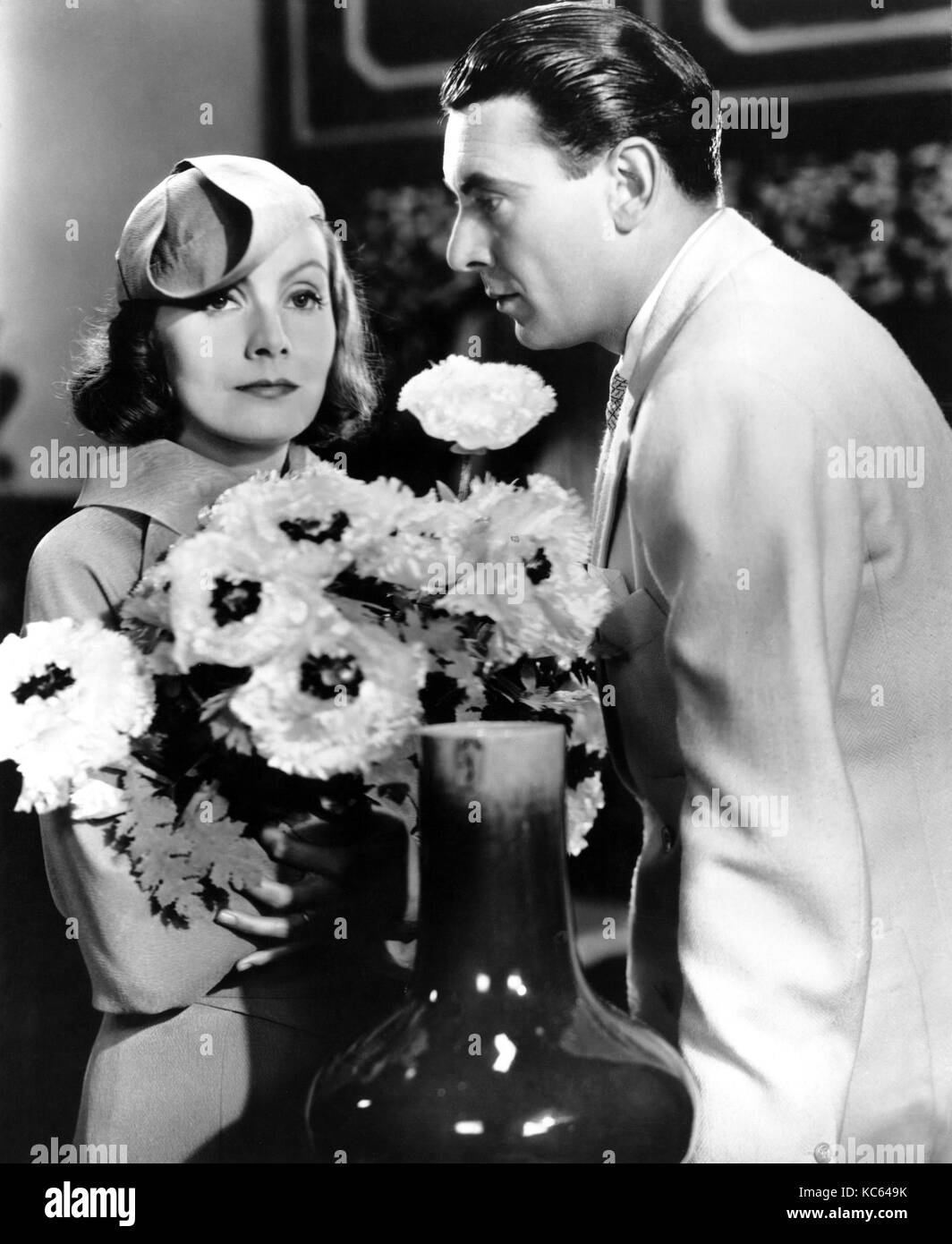 Die BEMALTEN VORHANG 1934 MGM Film mit Greta Garbo und George Brent Stockfoto
