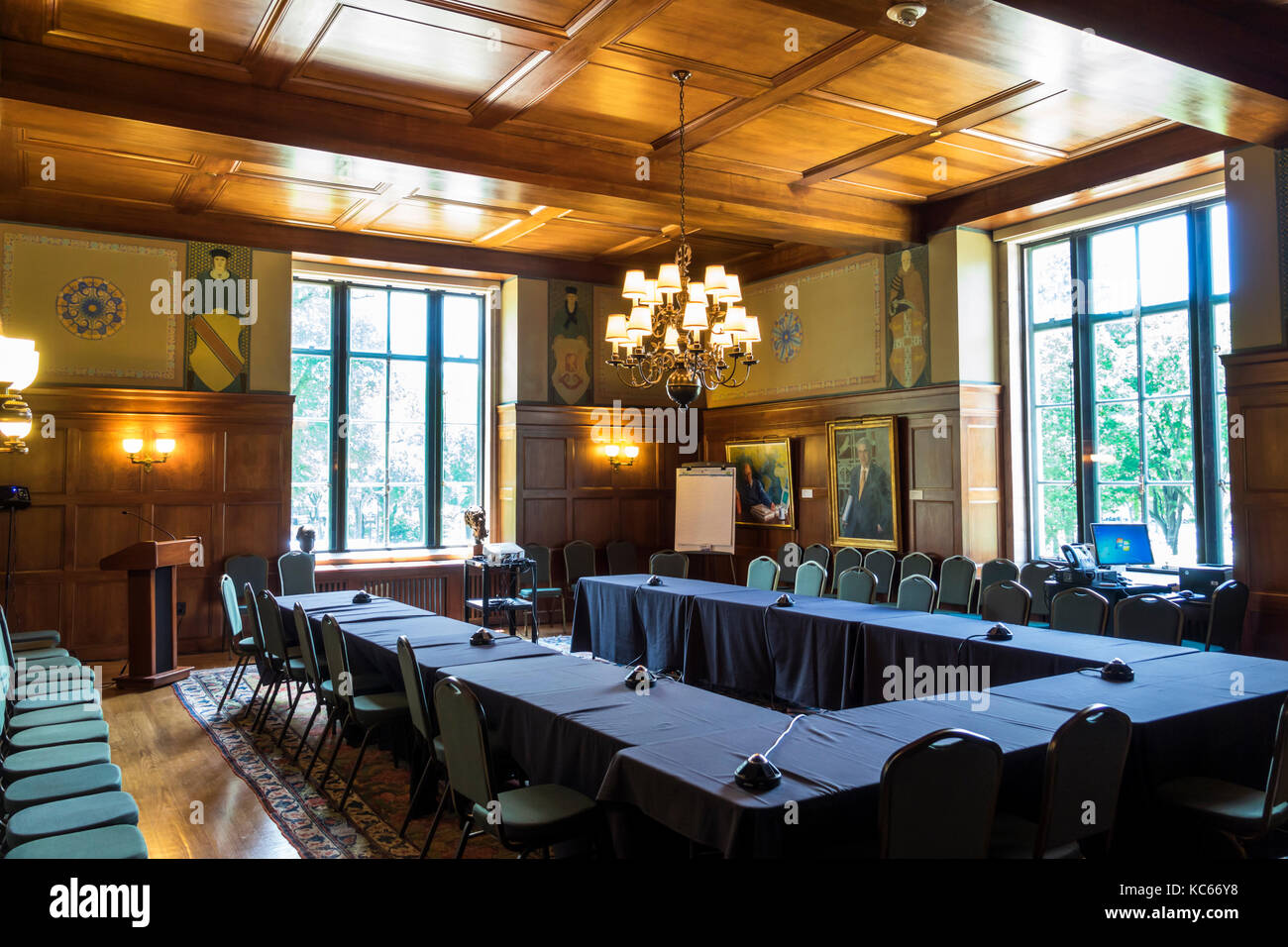 Washington DC, National Mall, National Academy of Science, NAS, Mitgliederzimmer, Innenbereich, DC170527044 Stockfoto