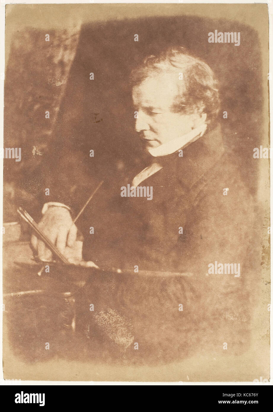 William Etty, R.A., 1843-47, gesalzen Papier Drucken von Papier, Negative, Fotos, David Octavius Hill (Britisch, Perth, Schottland Stockfoto